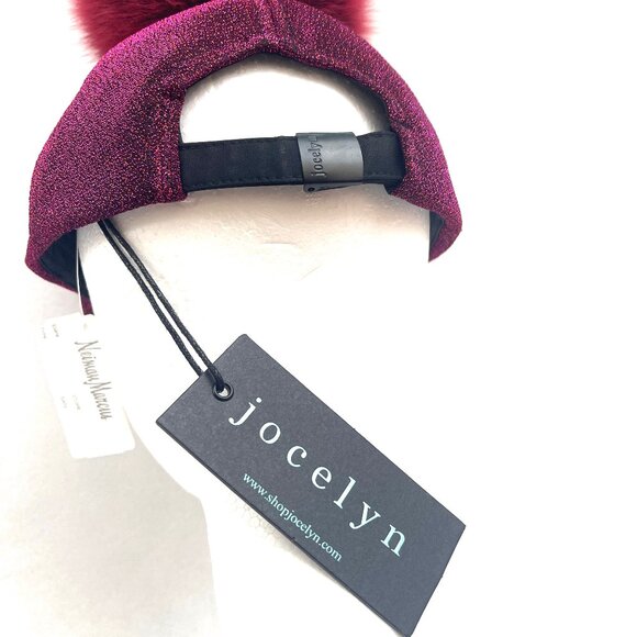 NWT Jocelyn Red Fox Bon Bon Lurex Hat/Baseball Hat Jach -25 hat $150 main image 9